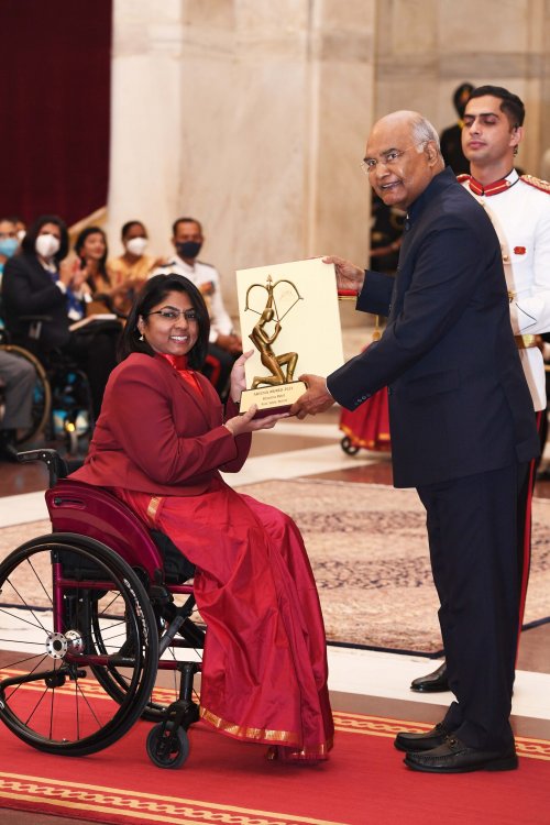 Ms. Bhavina Patel - Para Table Tennis. Arjuna Award 2021
