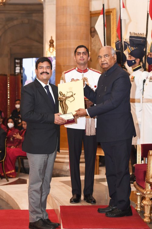 Shri Jai Prakash Nautiyal - para shooting - Dronacharya Award, 2021 