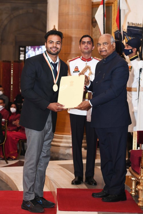  Shri. Sumit Antil - Para Athletics - Major Dhyan Chand Khel Ratna Award, 2021