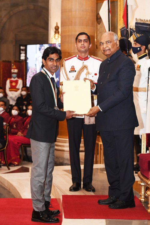 Shri. Pramod Bhagat - Para Badminton - Major Dhyan Chand Khel Ratna Award, 2021