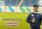 Vikash Bhatiwal wins a Silver Medal at Bahrain2021AYPG