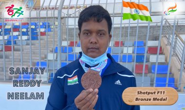 Sanjay Reddy Neelam wins a Bronze medal at Bahrain2021AYPG