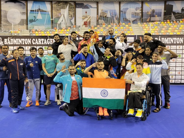 Doubles shuttler Raj Kumar shines with two Gold; Team India ends with 21 medals