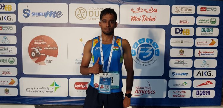 Desai wins India’s first gold at Dubai 2022 Para Athletics GP