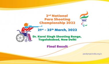 Final Results - 2nd National Para Shooting Championship 2022 - New Delhi