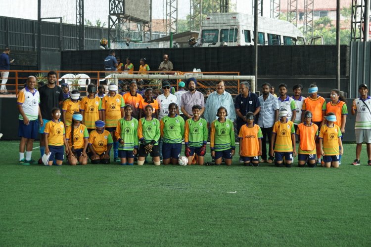 Demonstrative 5-A-side match at Cochin for selection of Indian team to play with UK team