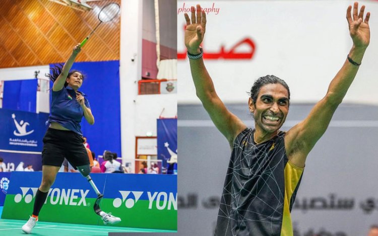 Bhagat, Joshi, Ramadass crowned champions; India finish with 17 medals at Fazza Dubai Para Badminton