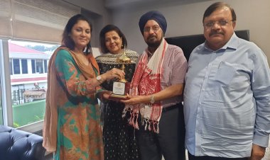 Team PCI meets Smt. Rinki Bhuyan Sharma  (Assam CM’s wife) at Guwahati.