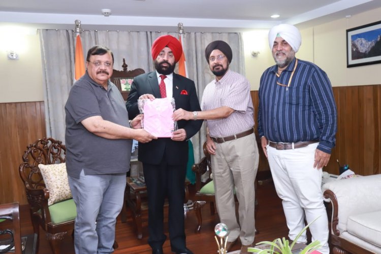 Met Hon. Governor Lt. Gen. Gurmit Singh (Retd.) of Uttrakhand