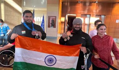 Joginder Singh Saluja and Arun Ranga won Bronze medals in Parapan American Open Championship