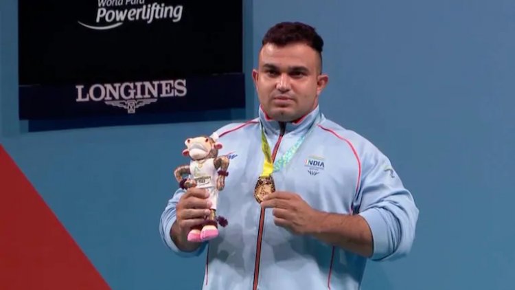 CWG 2022: Sudhir won the gold medal in the men’s heavyweight para powerlifting