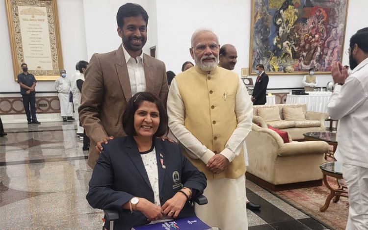 Dr. Deepa Malik attended the 3rd National Committee meeting on ‘Azadi Ka Amrit Mahotsav’