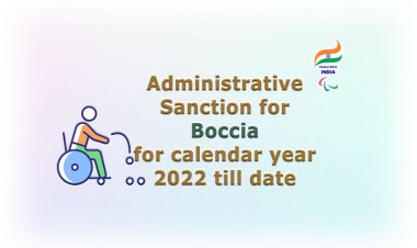Boccia - Administrative Sanction 2022