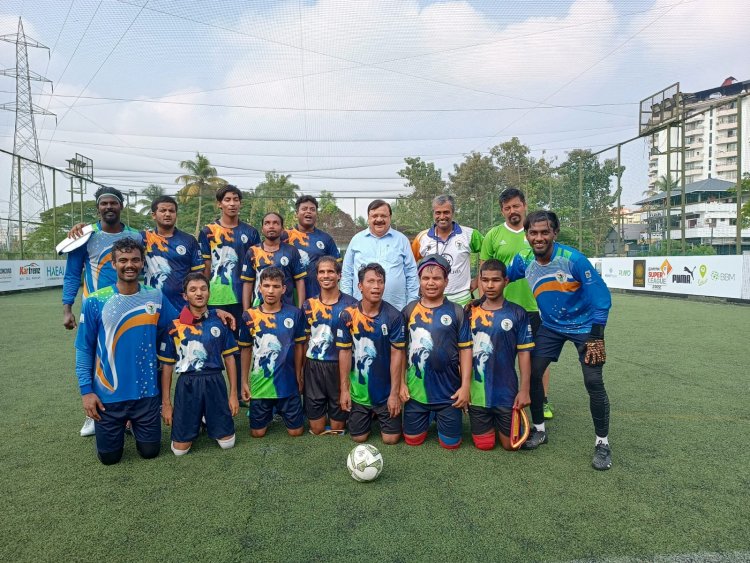 Indian Blind Football (5a side) team