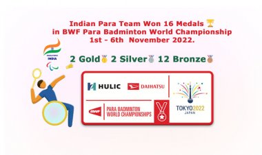 Indian Para Badminton Team Won 16 Medals in BWF Para Badminton World Championship