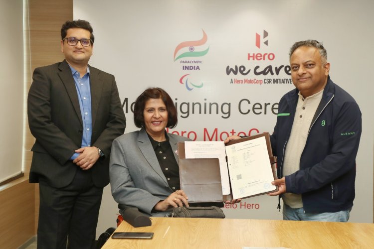 Hero MotoCorp partners with Paralympic Committee of India