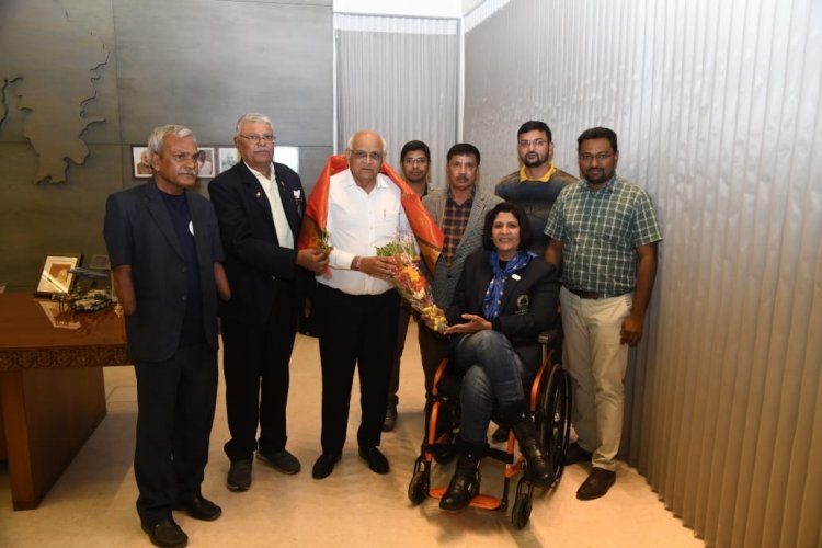 Paralympic Fraternity meets Hon. Chief Minister of Gujarat